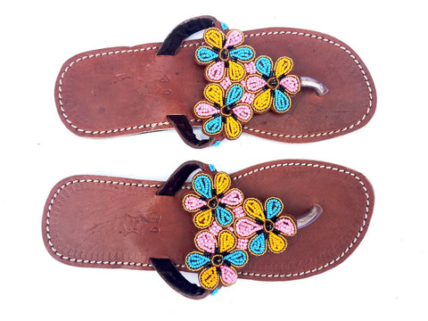 African Masai Sandals- Ladies.