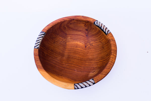 Olive wood /Salad bowls. Set of 5 pieces